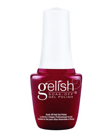 Gelish MINI Wonder Woman Soak-Off Gel Polish Metallic Red Gel Nail Polish Metallic Red Nail Colors Red Gel Polish 0.3 oz.