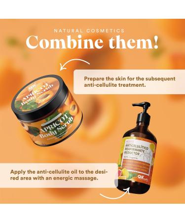 QKNatur- Apricot Kernel Body Scrub 300ml. With extracts of Orange Blossom Chamomile Rose and Hamamelis. Exfoliates and nourishes the skin - Buy Online on GoSupps.com
