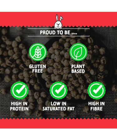 Green Rabbit Gluten Free Roasted Chickpeas Sriracha & Lime 6x 60g - High Protein & Fiber, Low Fat, Sugar, Calories - Vegetarian & Vegan Friendly - Buy Online on GoSupps.com
