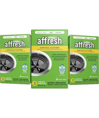 Arm & Hammer & Affresh Garbage Disposal Cleaner 9 Tablets (3 Packs) | Removes Odor Residues | U.S. EPA Safer Choice Certified - Buy Online on GoSupps.com