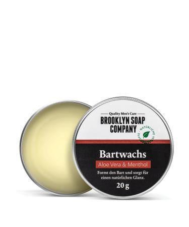 Bartwachs (20g) Brooklyn Soap Company Beard Balm for beard styling from 3-day beard to full beard Strong hold light shine 20 g (1 Pack) - Buy Online on GoSupps.com