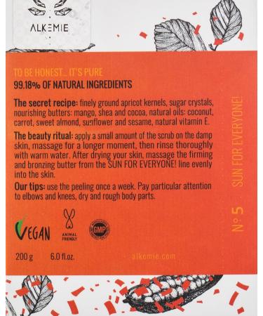 Alkemie My Precious Scrub Body Nutrients 200 g - Buy Online on GoSupps.com