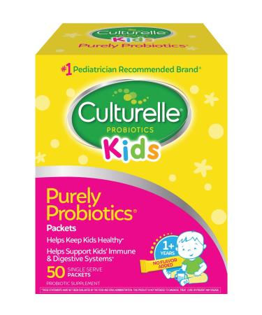 Culturelle Kids Daily Probiotic Unflavored 50 Single Serve Packets