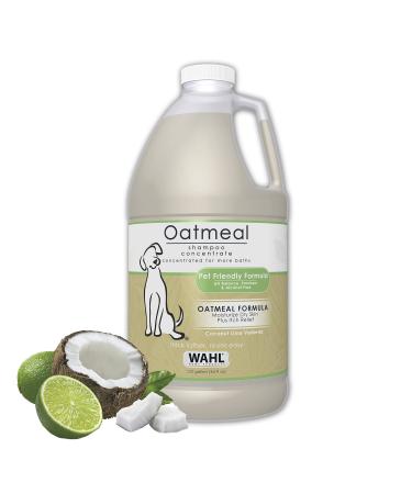 WAHL Dry Skin & Itch Relief Pet Shampoo for Dogs  Oatmeal Formula with Coconut Lime Verbena 64oz - Model 821004-050