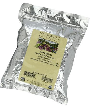 Starwest Botanicals Organic American Paprika Powder - 1lb Bulk Spice Bag | 100% Pure & Non-GMO - Buy Online on GoSupps.com
