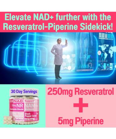 SHIZAM Nicotinamide Riboside NR NAM Resveratrol Gummies 1000mg NAD+ NAD + Plus Nrf2 Activator Booster w Pure Niacinamide Vitamins B3 Capsules Pills Powder Supplements Alt NDA Regenerator 500mg - Buy Online on GoSupps.com