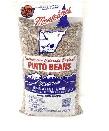 beans Montelores -Southwestern Colorado - Dove Creek Dryland Pinto Beans- 8 Pound Poly Bag