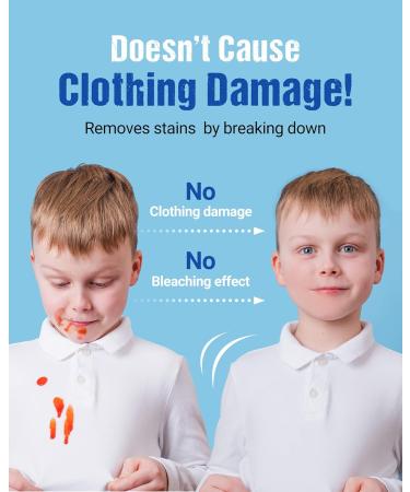 Buy Stain Remover - Powerful Blood & Tough Stain Cleaner for Clothes Carpets & More | Home Cleaning Supplies | 5 fl oz - Buy Online on GoSupps.com