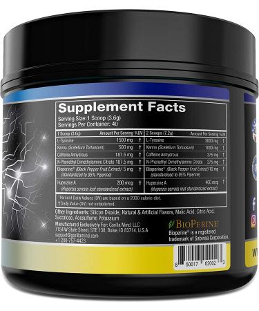 Gorilla Mode Stim Energy Pre-Workout Formula - Intense Focus & Clean Energy - 170g (Bombsicle) - Buy Online on GoSupps.com