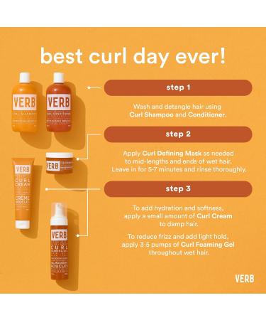 VERB Curl Cream - Vegan Lightweight Curl Definer Anti-Frizz Paraben & Sulfate Free - 5.3 fl oz | International Shipping - Buy Online on GoSupps.com