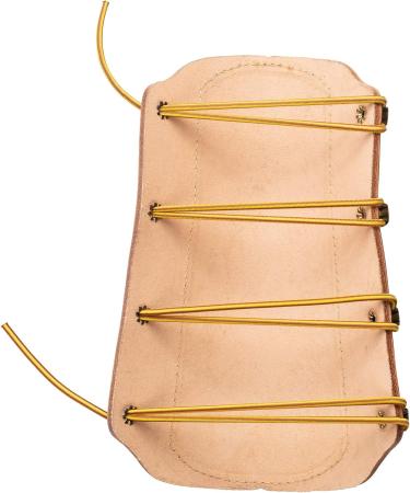 Bear Archery Traditional Logo Arm Guard - Brown AT100AG - One Size - Buy Online on GoSupps.com