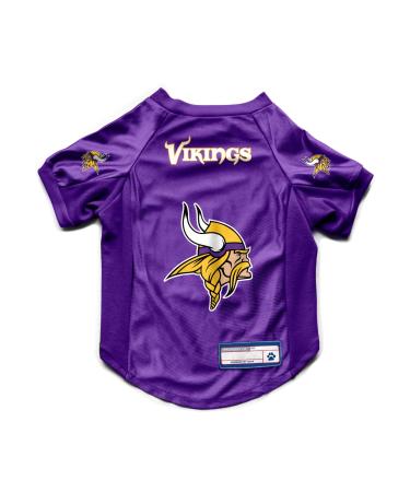 Littlearth NFL Minnesota Vikings Stretch Pet Jersey Team Color Size XL XL Team Color