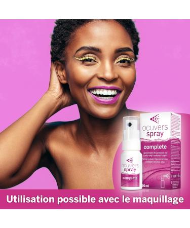  ocuvers Ocuvers Complete Eye Spray with 0.3% Hyaluronic Acid Liposomes Aloe Vera Vitamin B5 and Vitamin E - Spray - Buy Online on GoSupps.com