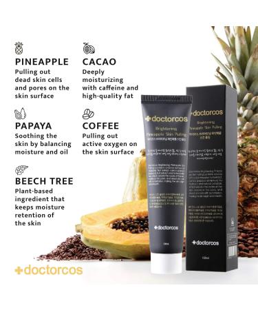 Brightening Pineapple Face Cleanser 100ml | Exfoliating Scrub for Blackheads & Dead Skin | Korean Skin Care 3.38 Fl Oz | Makeup Remover & Facial Wash - Buy Online on GoSupps.com