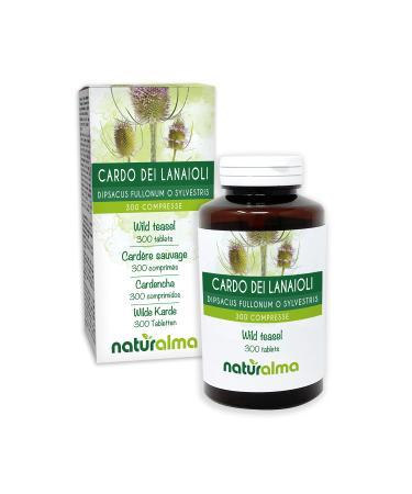 Wild Carterer or Bird Cabaret (Dipsacus fullonum or Dipsacus sylvestris) Naturalma Roots | 150g | 300 Tablets of 500mg | Dietary Supplement | Natural & Vegan