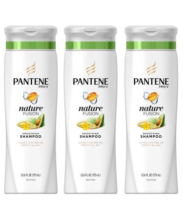 Pantene Pro-V Nature Fusion Smoothing Shampoo with Avocado Oil 12.6 fl oz (Pack of 3)