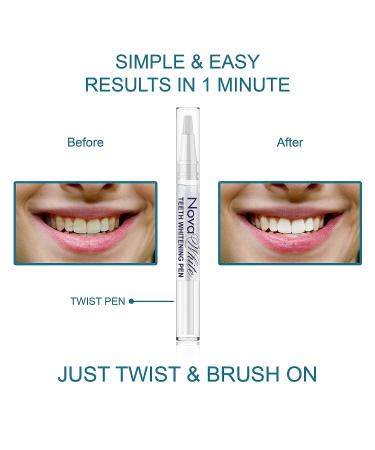 Teeth Whitening Pen (2 pk) - 20+ Treatments Each | Instant Whitening, Painless & No Sensitivity | Whiter in 1 Minute | On the Go & Easy Brush On | 35% Carbamide Peroxide - Buy Online on GoSupps.com