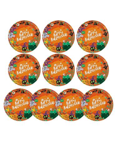 Pumpkin Parties Plates - Dinner Plates Paper Plates Pumpkin Shaped | Sturdy Paper Plates Parties Pumpkin Plates Safe for Fall Celebrations