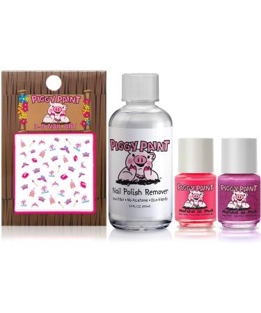 Piggy Paint Pretty Princess Nail Polish Gift Set - Non-Toxic, Cruelty-Free, Vegan, Low Odor for Kids - Buy Online on GoSupps.com