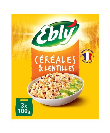 EBLY Sachet Cuisson Cereales et Lentilles 10min 300g C r ales et Lentilles 300g