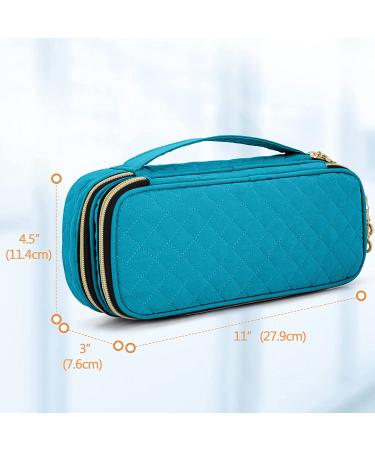 Damero Double Layer Stethoscope Case - Compatible with 3M Littmann/ADC/Omron Stethoscopes - Travel Bag for Nurse Accessories - Teal - Buy Online on GoSupps.com