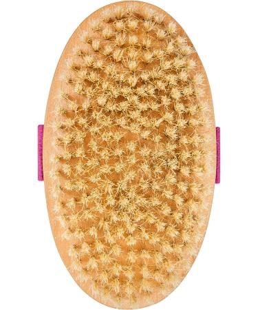 Tone & Glow Body Brush - Natural Bristle Dry Brush for Cellulite and Lymphatic Drainage - Buy Online on GoSupps.com