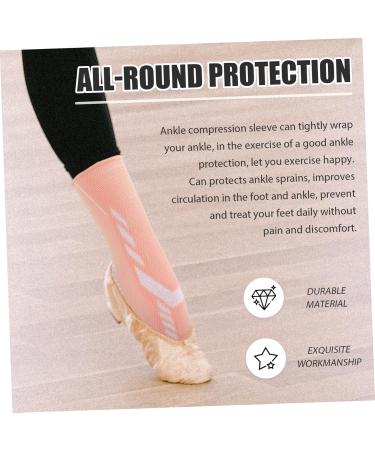 NOLITOY Ankle Socks with Foot Arch Support - Comfortable Pink Plantar Braces for Heel Protection - Perfect for International Shipping - Buy Online on GoSupps.com