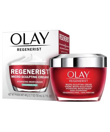 Olay Regenerist Micro-Sculpting Cream Fragrance-free 1.7 Oz / 50 mL 1.7 Ounce (Pack of 1) - Buy Online on GoSupps.com