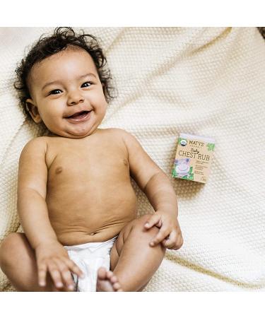 Maty's Organic Baby Chest Rub - USDA Certified, Petroleum Free - 1.5 oz - Buy Online on GoSupps.com