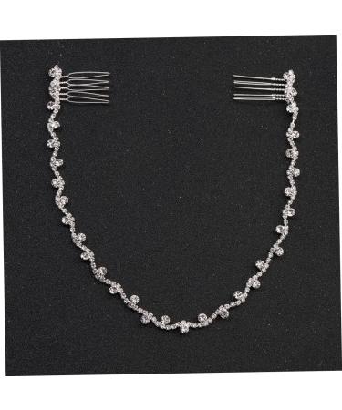 Bride Wedding Hair Accessories Wedding Decor Jewelry Headband Bridal Comb Barrette Bridal Hair Comb Rhinestone Bridal Headpiece Hair Comb Chain Rhinestones Miss The Chain Vintage - Buy Online on GoSupps.com