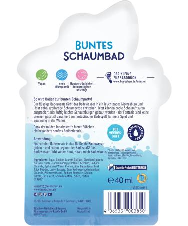 B bchen Pok mon Foam Bath Lapras 40ml - Gentle Bathing Additive for Kids Aloe Vera Orange Color No Silicones or Microplastics - Buy Online on GoSupps.com