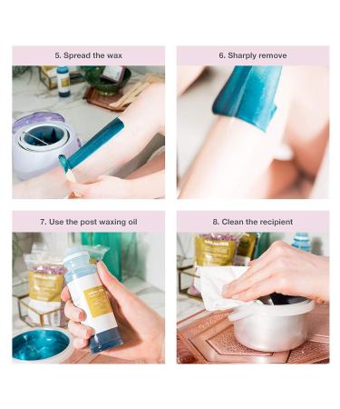 MEALISS Complete Brazilian Waxing Kit - 4-in-1 Wax Beads & Warmer for At-Home Hair Removal | International Shipping - Buy Online on GoSupps.com