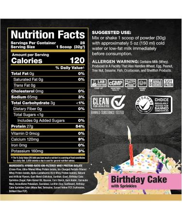 ALLMAX Nutrition - ISOFLEX - 100% Ultra-Pure Whey Protein Isolate - Birthday Cake - 2 Pound Protein Powder Birthday Cake 907 g (Pack of 1) - Buy Online on GoSupps.com