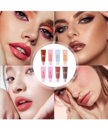  Generisch 8 Pcs Mother of Pearl Moisturizing Lip Gloss Lip Gloss Moisturizer Colored Pencil Instant Shine and Transparent Moisturizing Lip Care Products - Buy Online on GoSupps.com