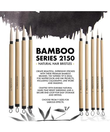 Princeton Artist Brush Co. Bamboo Series 2150 - Short Handle Round Brush Size 4 - Buy Online on GoSupps.com