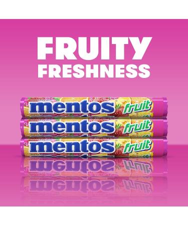 Mentos Candy Fruit Rolls 7.92 Ounce (6 Rolls) - Buy Online on GoSupps.com