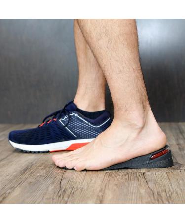 Shoe Lifts for Men & Women | Cushioned Heel Inserts & Arch Support Insoles | 2.75" Height | Breathable & Comfortable Black Lifts - Buy Online on GoSupps.com