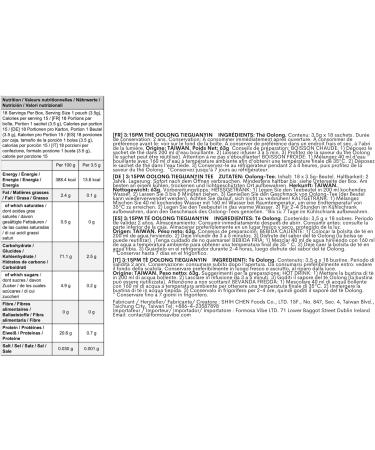 Premium Taiwan Oolong Tea - 18 Tea Bags (Tieguanyin) | Buy Online - Buy Online on GoSupps.com