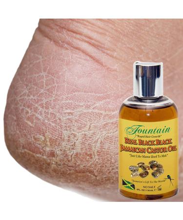 Fountain Real Black Jamaican Castor Oil - 4 Ounces | Premium Natural Hair & Skin Care - Fast International Shipping - Buy Online on GoSupps.com