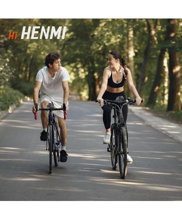 Henmi Waterproof Cell Phone Holder for Bikes - IPX5 Touchscreen Bag for Smartphones Up to 7 Inches - Perfect for MTB Racing & E-Bikes - 19*10*3.5cm - Buy Online on GoSupps.com