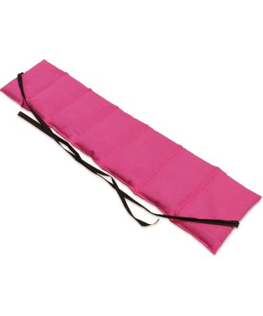 Buy 7-Chamber Grain Pillow with Band - 65x15 Heat Therapy in Pink | Wheat Fill for Comfort - Buy Online on GoSupps.com