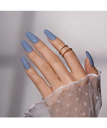 Bluesky Gel Nail Polish 10ml Daring Blue - SS2411 Denim Blue Nail Polish for 21 Day Manicure Professional Salon & Home Use Requires Curing Under LED UV Nail Lamp - Buy Online on GoSupps.com