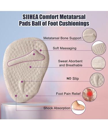 Metatarsal Pads for Women | Heel Inserts to Reduce Foot Pain & Prevent Sliding | Comfortable Shoe Inserts (Pale Apricot - Buy Online on GoSupps.com