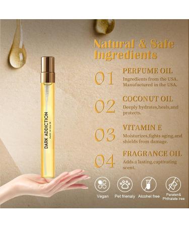 Pheromones Perfumes for Women & Men- Inspired by B.lack O.pium Amber vanilla Long Lasting Enhanced Scents Pheromone Perfume Oils Cologne for Men Wife Gift Ideas.Travel Size 0.4oz/12 mL-Dark Addiction Dark Addiction With Phero - Buy Online on GoSupps.com