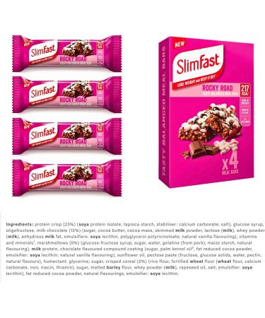 Slimfast Meal Replacement for Weight Loss Bundle with 1 x Slimfast Porridge Golden Syrup 1 x SlimFast Rocky Road Meal Bars and 1x SlimFast Choc Orange Bars - Buy Online on GoSupps.com
