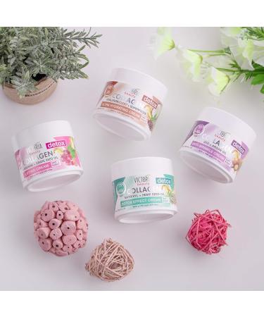 Victoria Beauty Collagen Cream | Firming Face & Eye Cream with Hyaluronic Acid Niacinamides & Grape Seed Oil - 50ml (1 Pack) for Dark Circles & Tear Bags - Buy Online on GoSupps.com