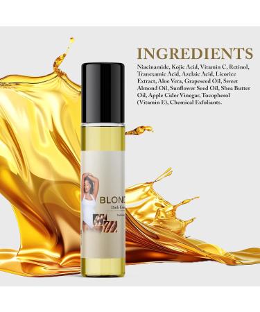 BLONDELIGHT Knuckle Eraser Oil | Nourishing & Hydrating Formula for Smooth Even-Looking Skin | Lightweight & Fast-Absorbing | With Niacinamide Vitamin C & Botanical Oils 10ML Small - Buy Online on GoSupps.com