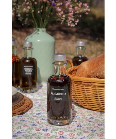 CANIGOOIL SL Extra virgin olive oil with basil canig length 250 ml natural fresh and aromatic ideal for salads pasta and mozzarella - Buy Online on GoSupps.com