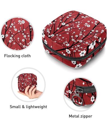 Anna Cowper Wintersweet Red Sanitary Napkin Storage Bag | Menstrual Cup Pouch | Nursing Pad Holder | Portable Period Bag 1Pcs Multi-colored - Buy Online on GoSupps.com