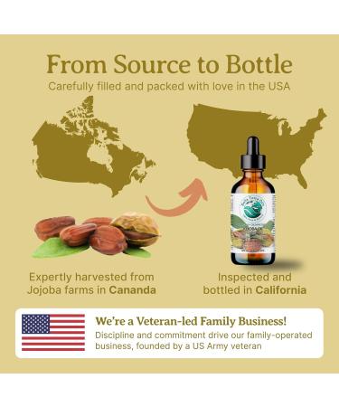 Jojoba Oil 120 ml 100% Pure Cold-pressed Unrefined Organic Premium Quality - Bella Terra Oils  - Buy Online on GoSupps.com